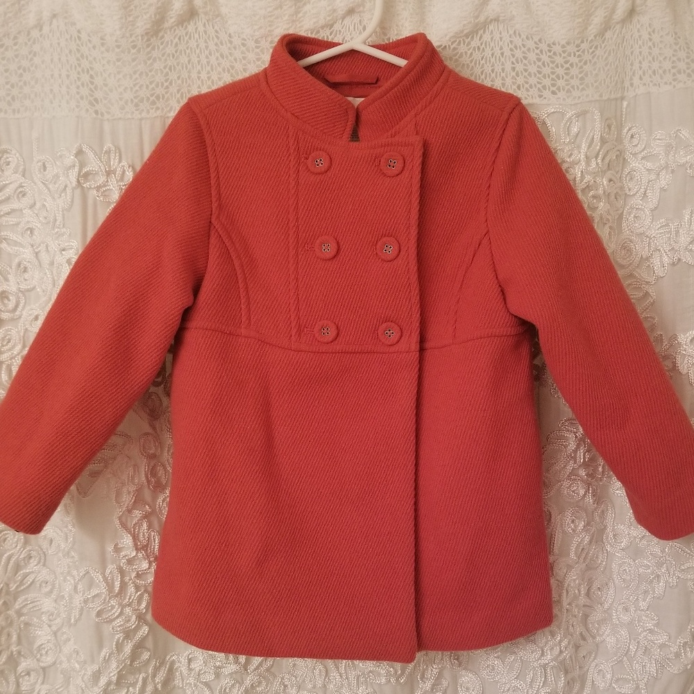 Janie & Jack Orange Peacoat